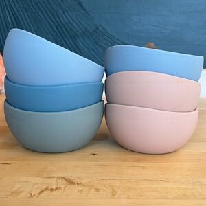 Silicone Pet Bowl Flexi Feed Food Grade Bowl Mini Small Dog Cat Feeding Home